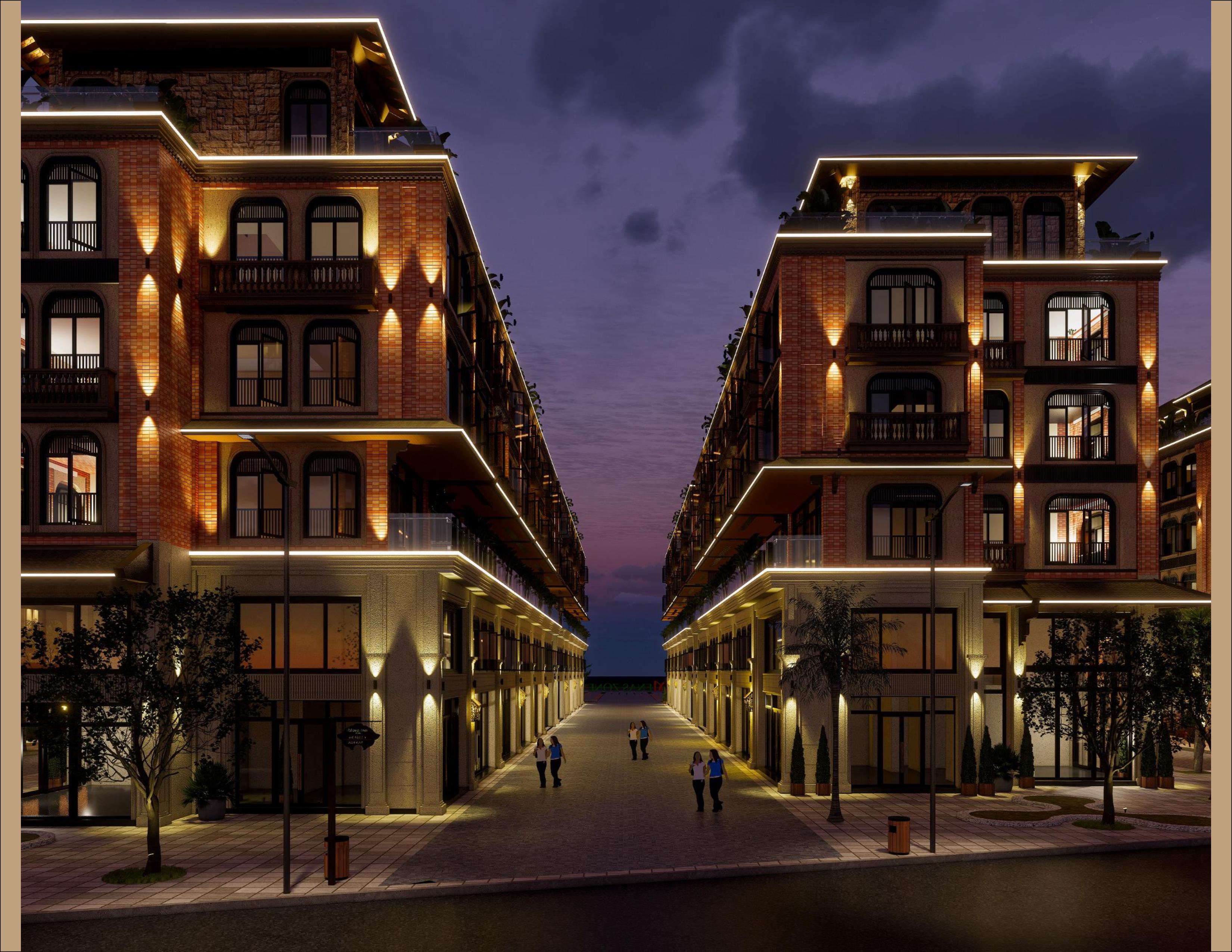 Exterior design ideas for townhouses and villas