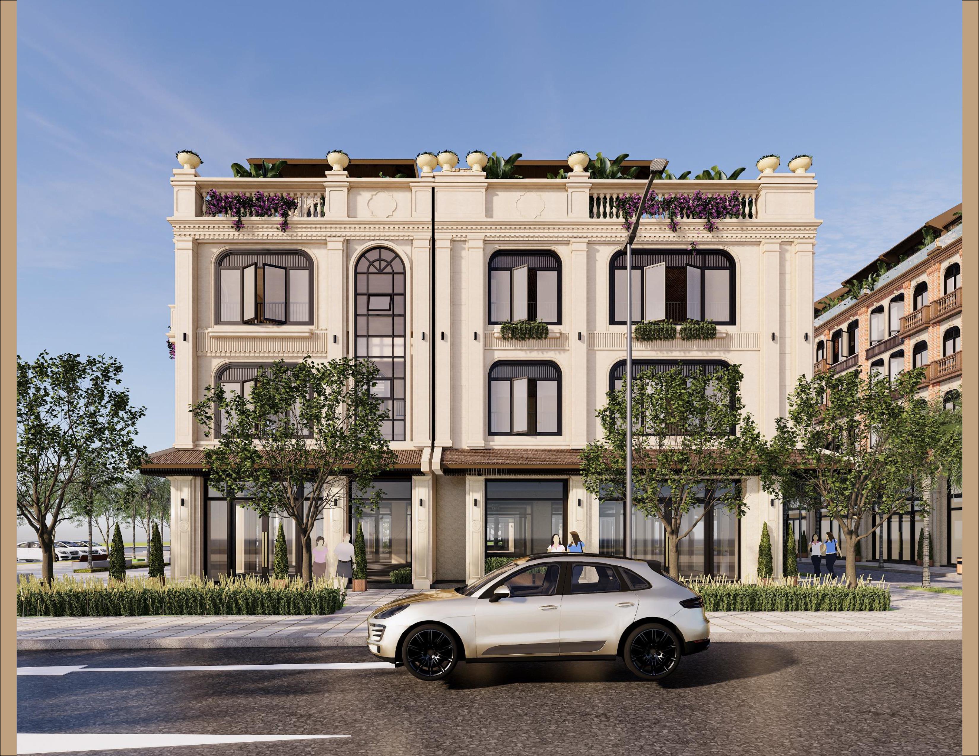 Exterior design ideas for townhouses and villas