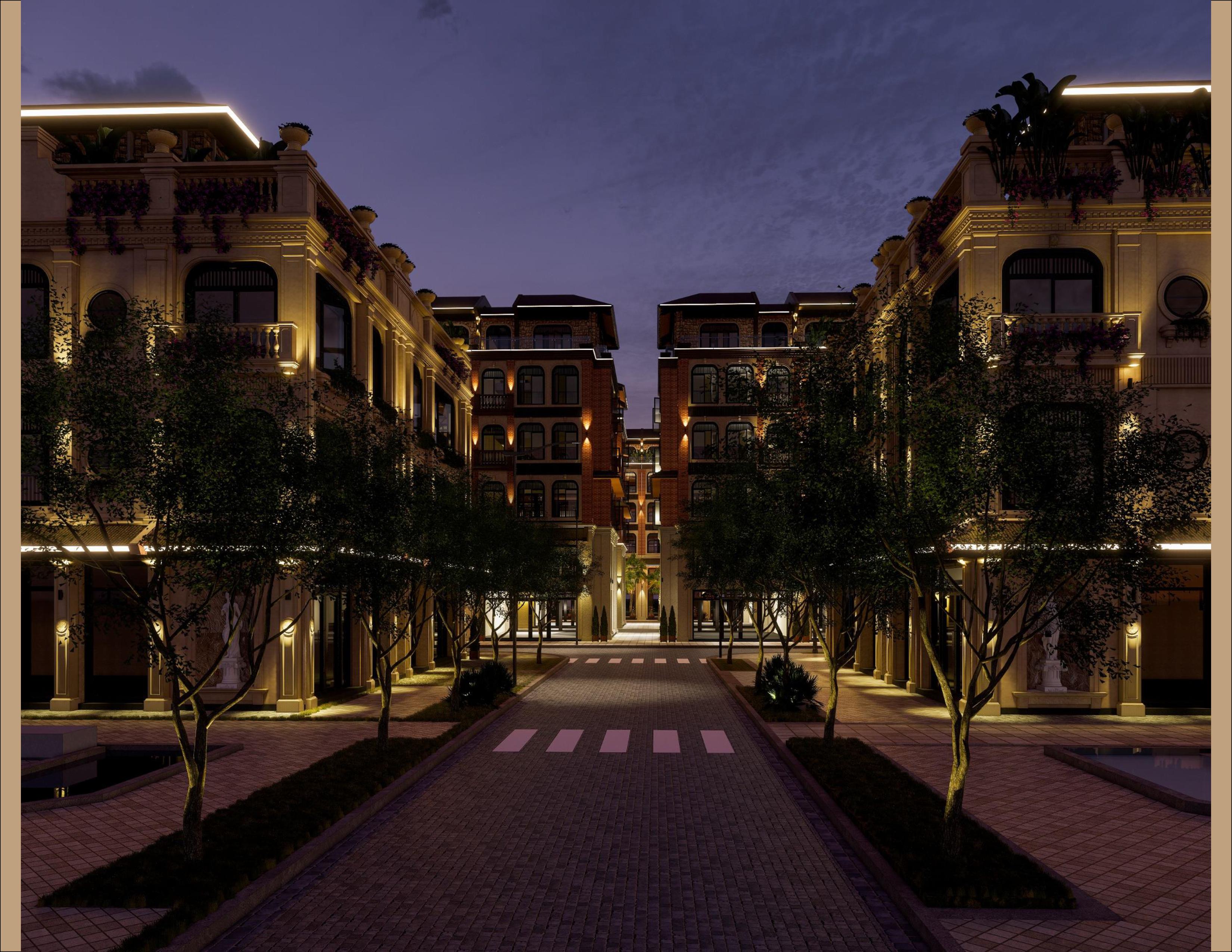 Exterior design ideas for townhouses and villas