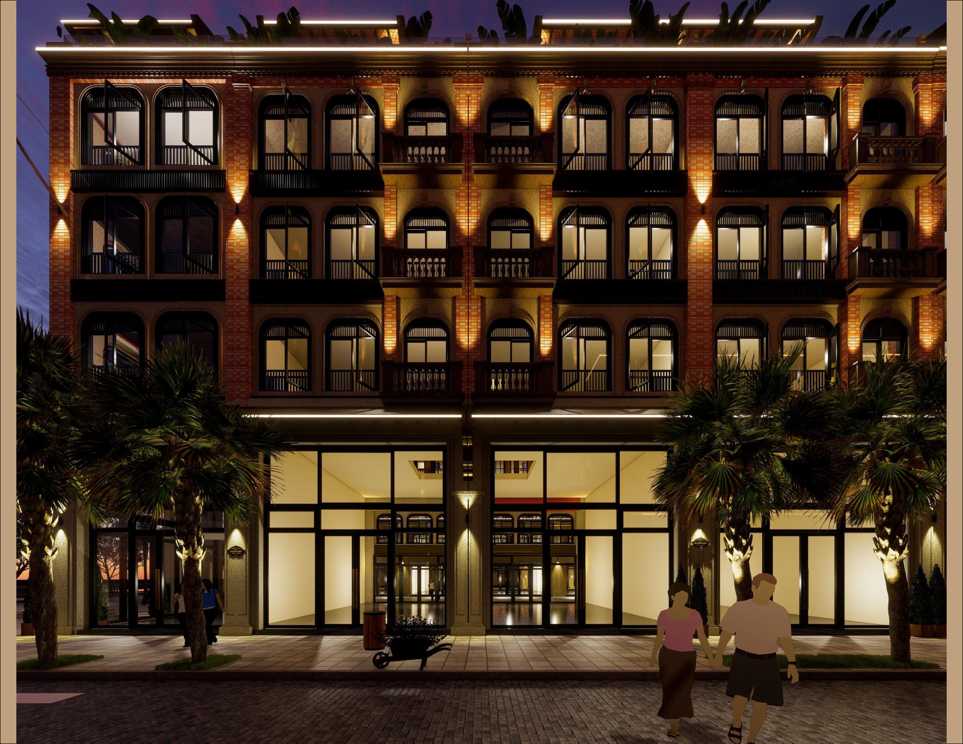 Exterior design ideas for townhouses and villas