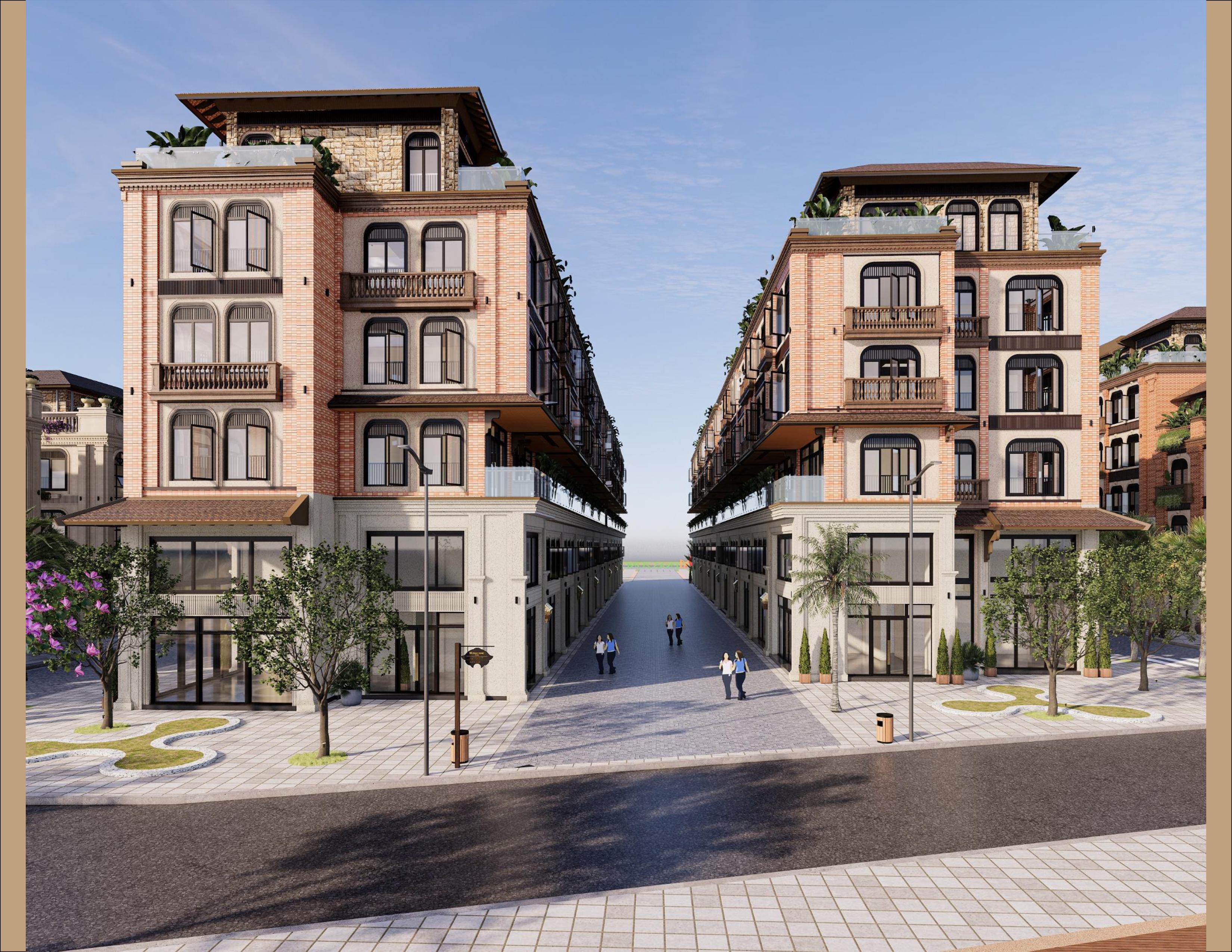 Exterior design ideas for townhouses and villas